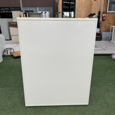 ตู้เอกสาร 2 บานเปิด (สีขาว)