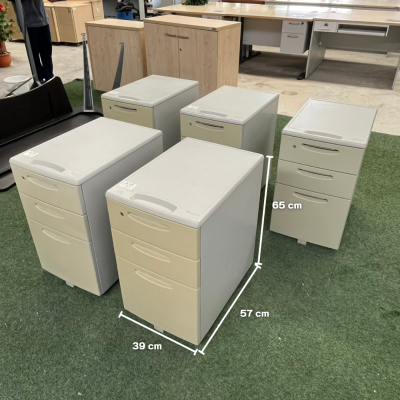 ตู้ลิ้นชักเหล็กใต้โต๊ะ okamura