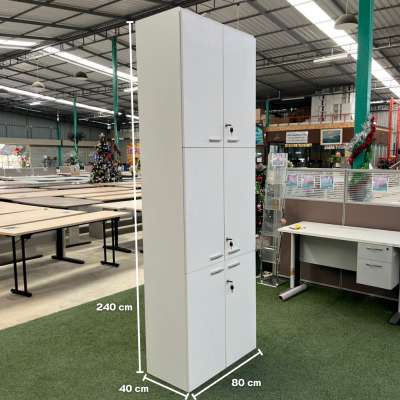 ตู้เอกสารสูง 6 บานเปิด 6 ชั้น