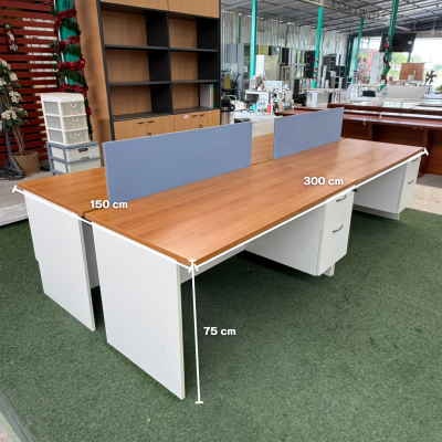 โต๊ะทำงานกลุ่ม 4 ที่นั่ง