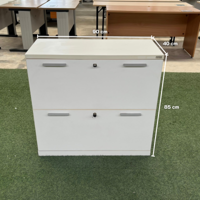 ตู้ลิ้นชักใส่แฟ้มแขวน (สีขาว)