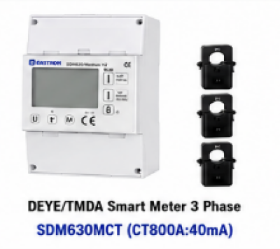 DEYE/TMDA 3Phase (For 50kw 100kw SDM630MCT 40mA CT800A:40mA)