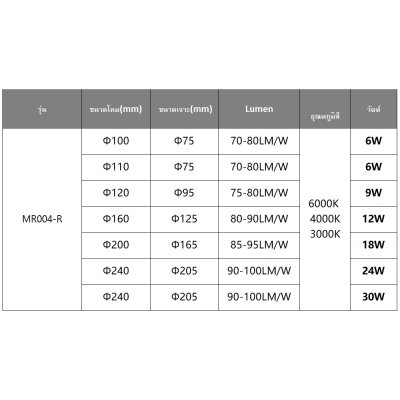 LED Panel Light SMD 30W - MR004-R