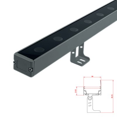 โคมไฟ Wall washer LED - KXQD001