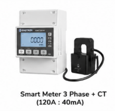 Smart Meter 3Phase พร้อม CT 120A:40ma (กันย้อน 3 เฟส)