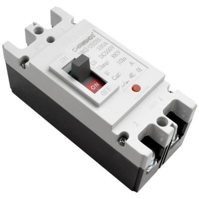 DC2P MCCB 500V 200A DC 2-Pole Molded Case Breaker