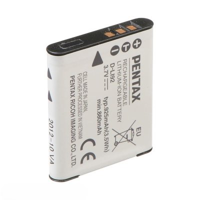 PENTAX D-LI92 Rechargeable Battery.