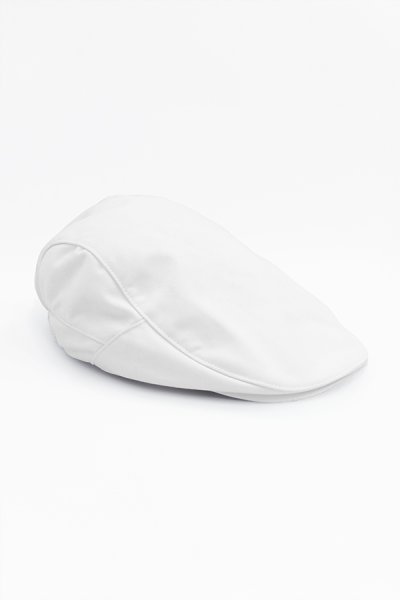 White Beret Cap