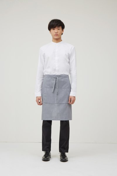 Laser Half Body Stripe Apron