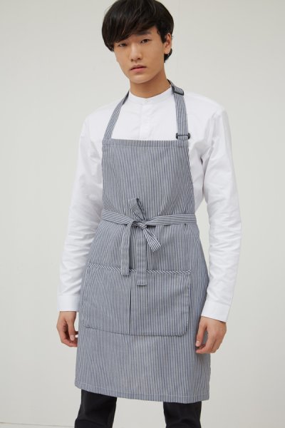 Laser Full Body Stripe Apron