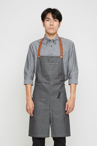 Crane Grey Denim Hairdresser Apron