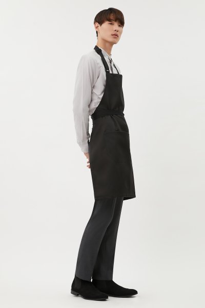 Greg Stripe Adjustable Neck Strap Bib Apron