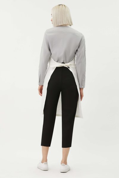 Vitto Beige Bib Apron