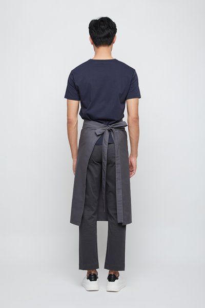 Boston Long Grey Chef Apron