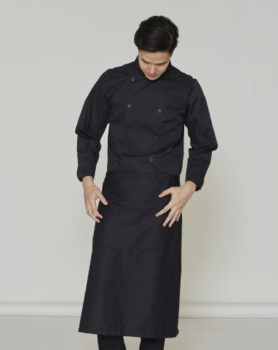 Boston Long Black Chef Apron