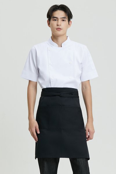 Boston Short Black Chef Apron