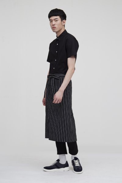Nathan Service Stripe Waist Apron