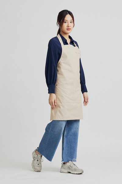Combini Bib Apron - Oatmeal