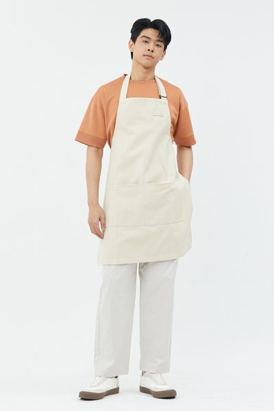 Combini Bib Apron - Buttermilk