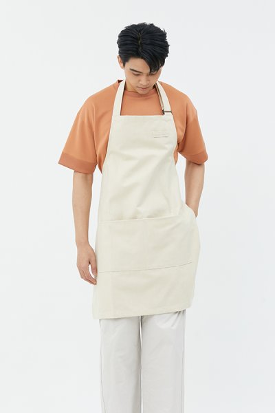 Combini Bib Apron - Buttermilk
