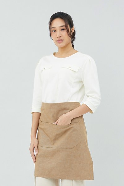 Boston Short Peanut Chef Apron