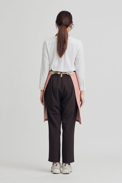 Combini Bib Apron - Salmon