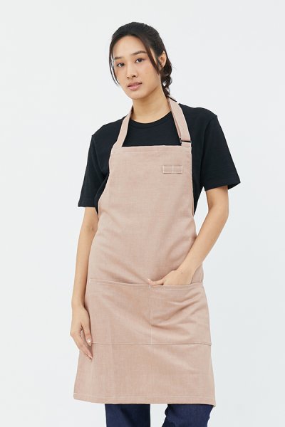 Combini Bib Apron - rose