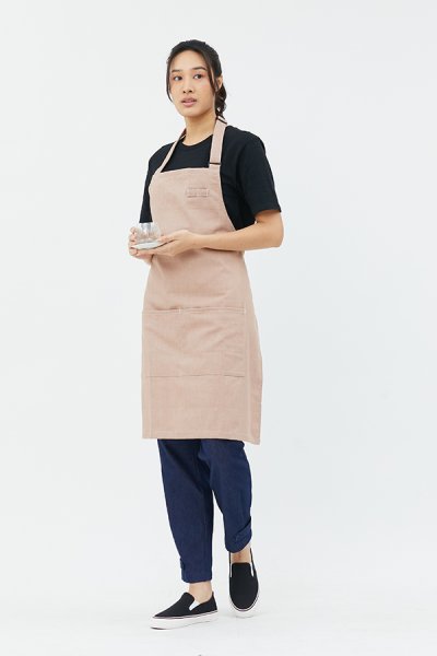 Combini Bib Apron - rose