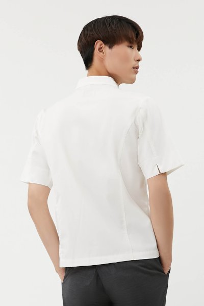 Tammy White Shortsleeves Chef Jacket