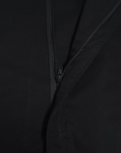 Jeff Black Zipper Longsleeves Chef Jacket