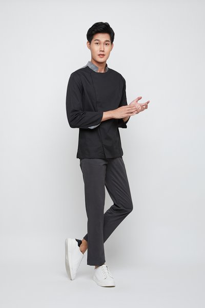 Newton Black & Grey Chef Jacket