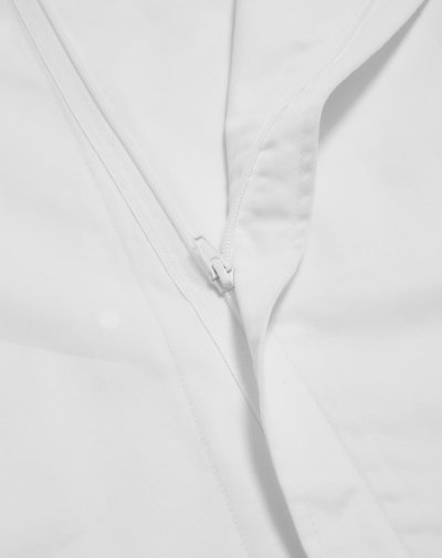 Jeff White Zipper Longsleeves Chef Jacket