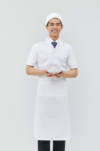 Hana shortsleeves japanese chef jacket