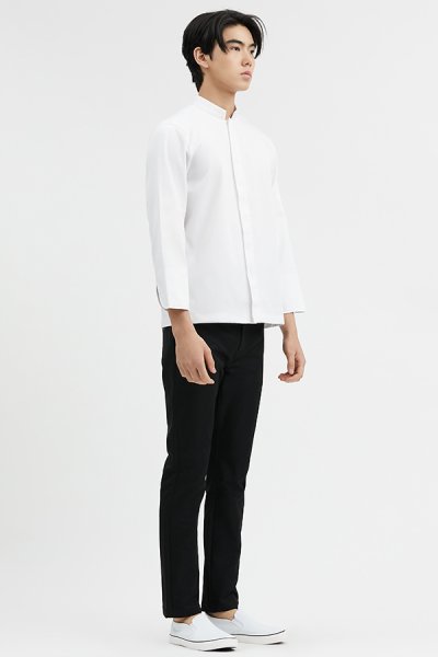 Nick White Longsleeves Stretch Chef Jacket