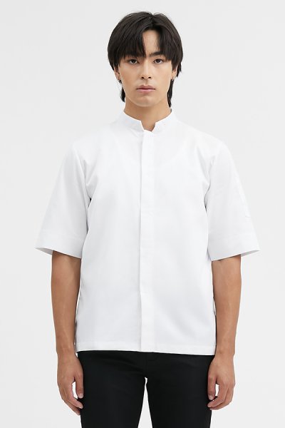 Nick White Shortsleeves Stretch Chef Jacket