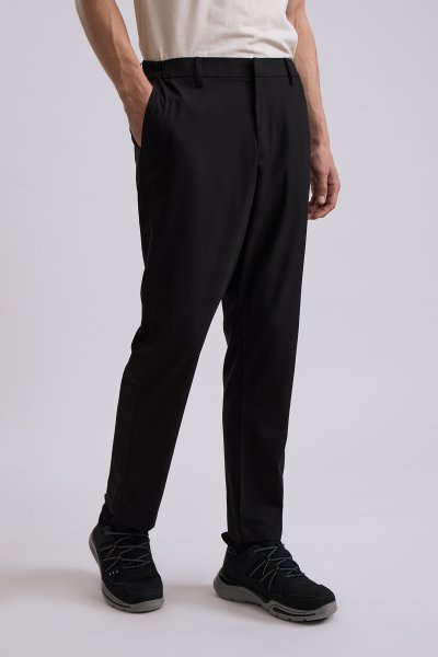 Black Stretch Smart Fit Trousers