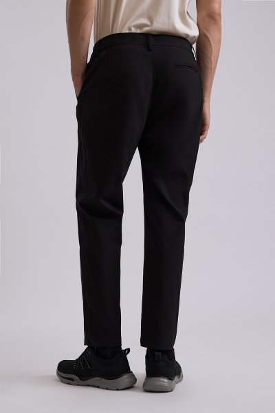 Black Stretch Smart Fit Trousers