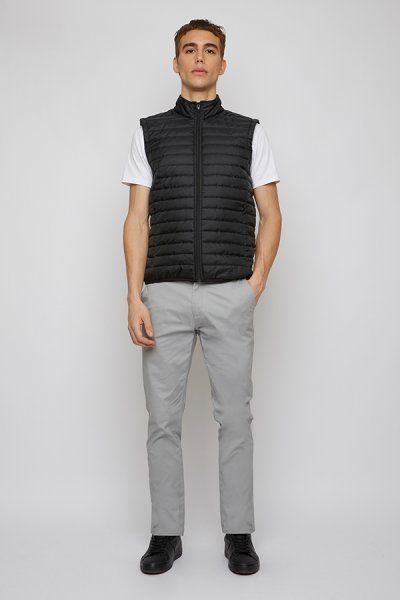 Black Biker Vest Jacket