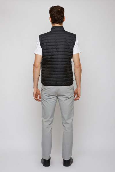 Black Biker Vest Jacket