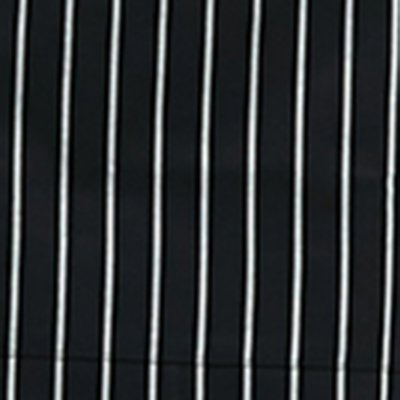 Black Stripe Elastic Waist Chef Trousers