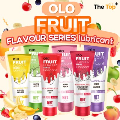 OLO Fruit Flavour เจลหล่อลื่นกลิ่นผลไม้ ปริมาณ 120ml