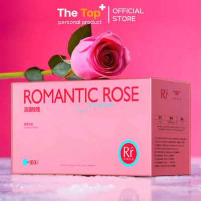 Romantic ROSE ถุงยางอนามัย บาง 0.01 กลิ่นกุหลาบ ขนาด 52 มม. (กล่อง 100 ชิ้น)