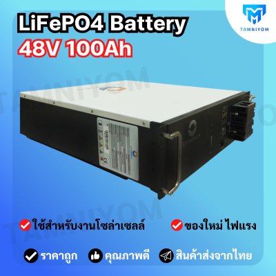Lithium Battery 48V 100Ah  ยี่ห้อ LV TOPSUN รับประกันศูนย์ไทย 5 ปี