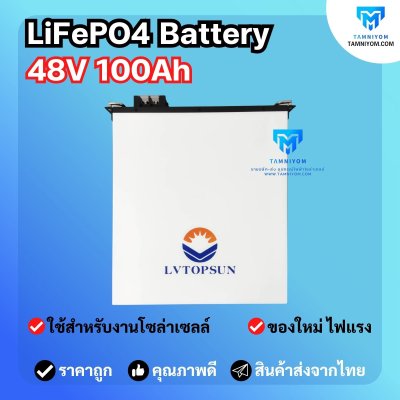 Lithium Battery 48V 100AH  *ประกันศูนย์ 5ปี ( LV TOPSUN )