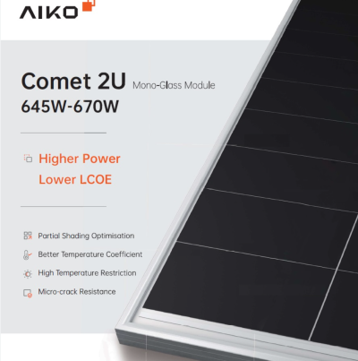 AiKo 650w Solar panel
