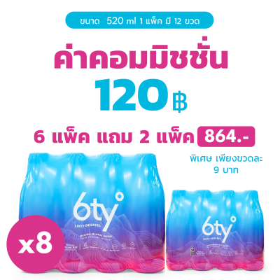 รวมทั้งหมด 8 แพ็ค