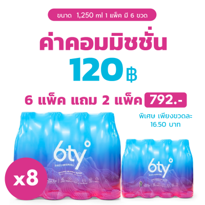 รวมทั้งหมด 8 แพ็ค