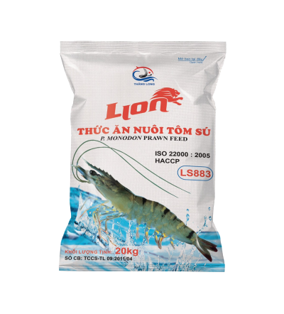 อาหารกุ้งกุลาดำโปรตีนสูง (LION LS 881 - LS 886)