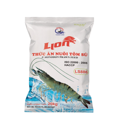 อาหารกุ้งกุลาดำโปรตีนสูง (LION LS 881 - LS 886)