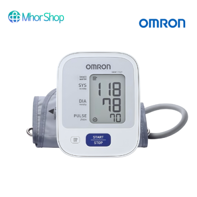 เครื่องวัดความดันโลหิต OMRON HEM-7121 พร้อม Adapter ( รอบแขน 22-32 cm ) รับประกัน 5 ปี